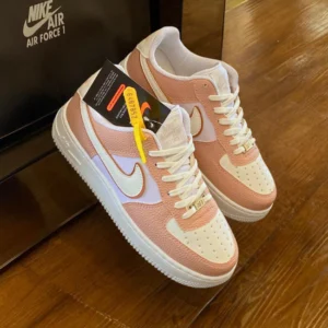 Tênis Nike Air Force Visual - Rosê com Branco 1